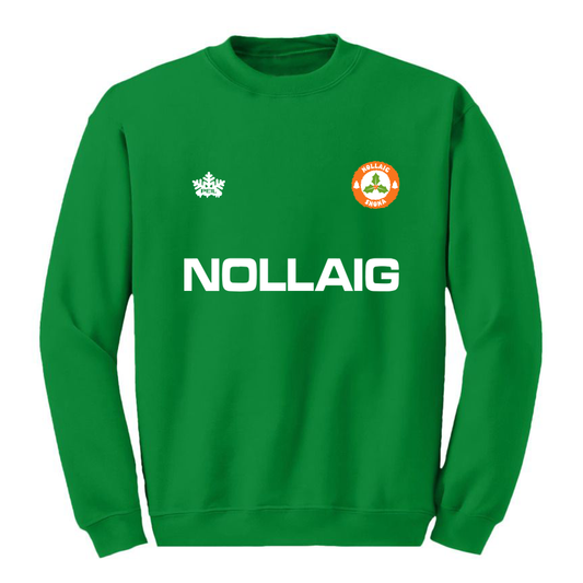 Ireland Nollaig Christmas Jumper Green